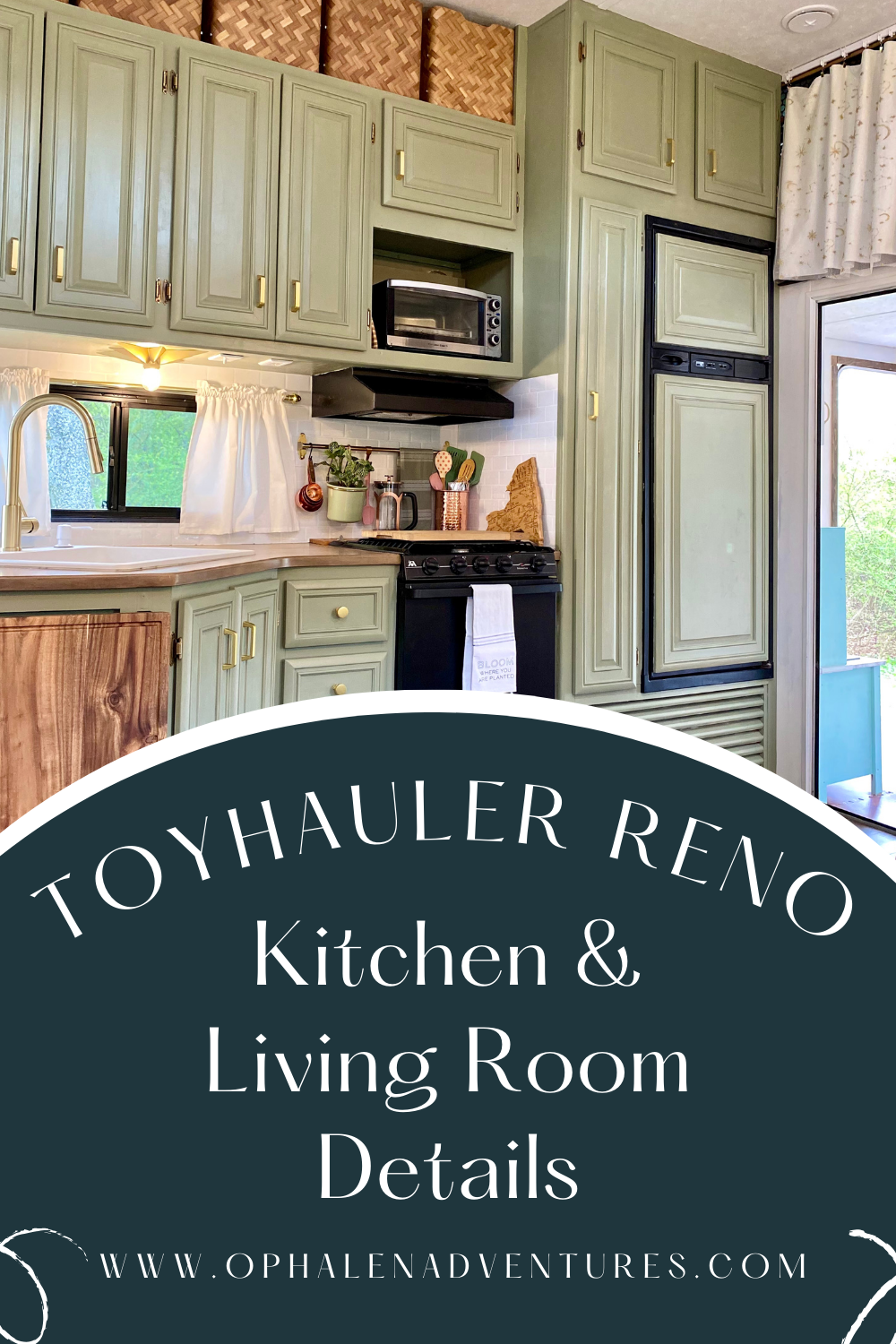 Toyhauler Renovation: Our Gorgeous Kitchen & Living Room
