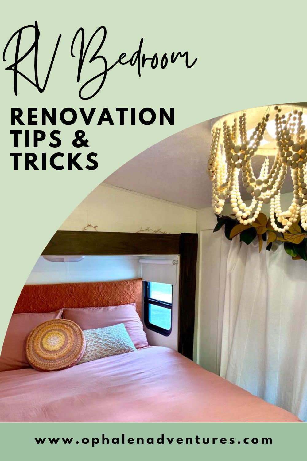 RV bedroom renovation | O'Phalen Adventures