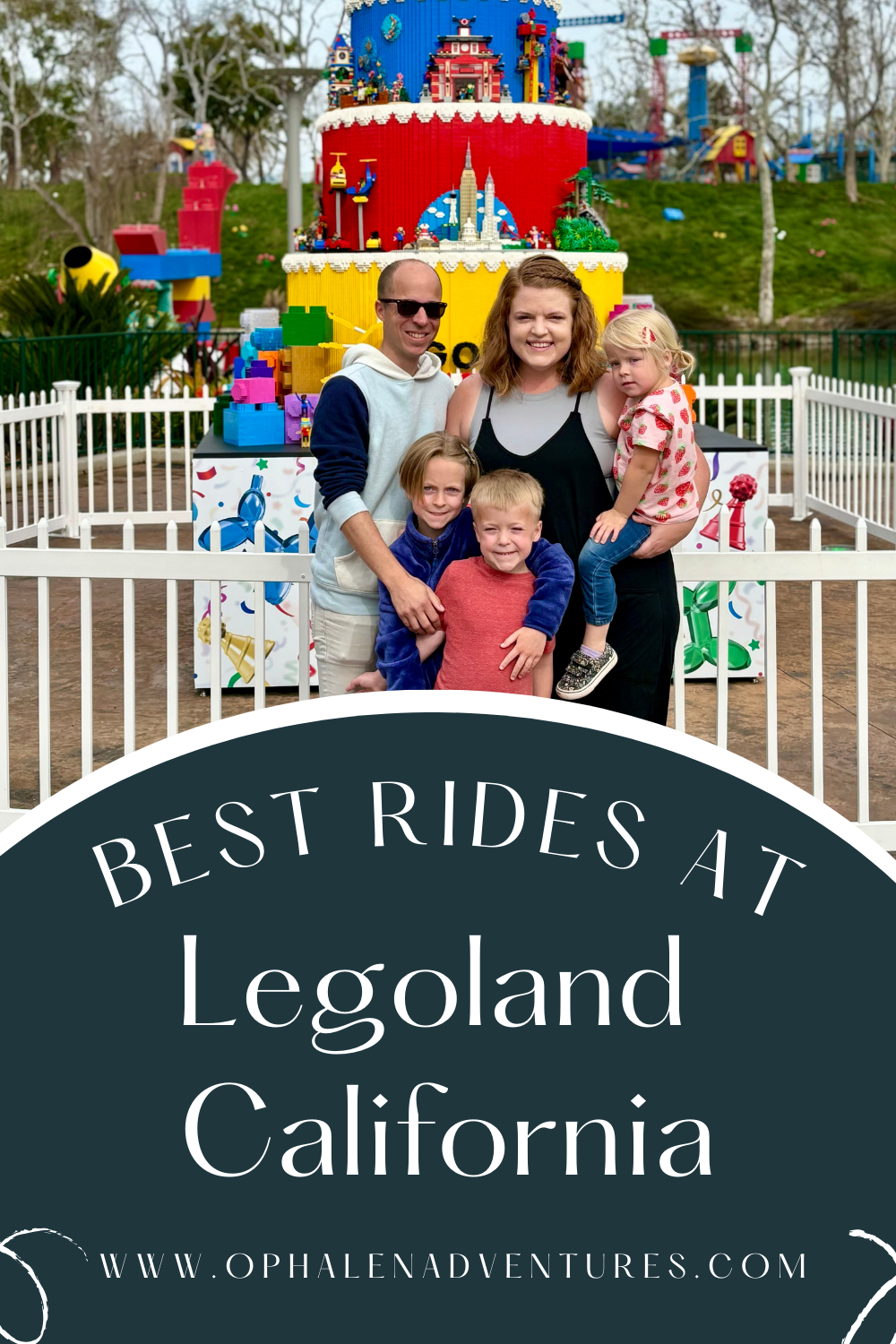 Best rides at Legoland California, family of five pictured there | O'Phalen Adventures