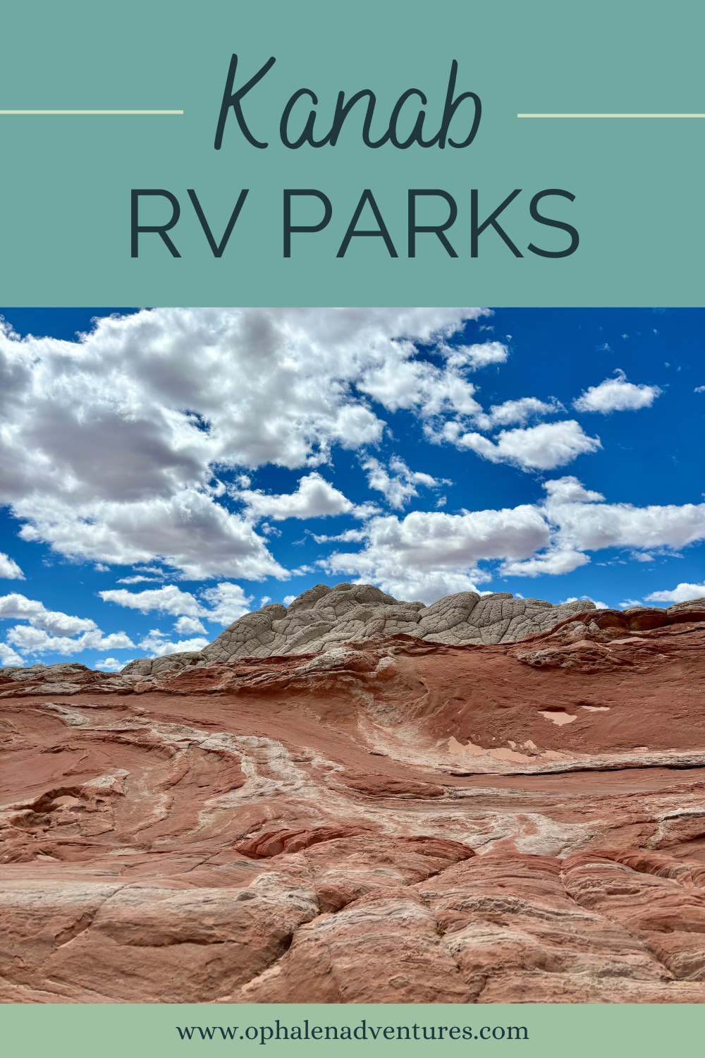 Kanab RV Parks, picture of White Pocket hike near Kanab Utah | O'Phalen Adventures